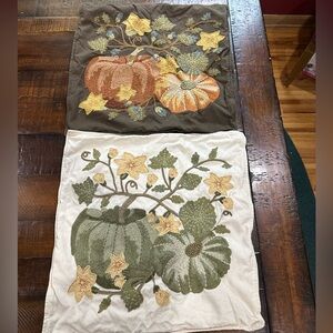 Pottery Barn Fall Pillows